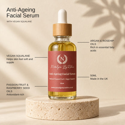 Anti-Ageing Facial Serum key ingredients