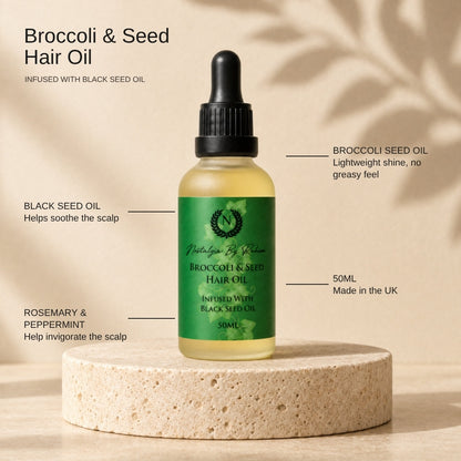 Broccoli & Seed Hair Oil 50ML key ingredients
