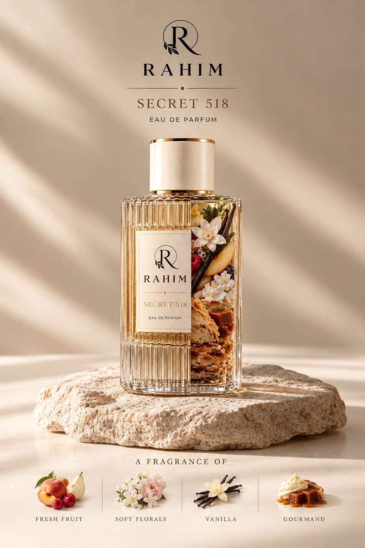 Secret 518 Eau de Parfum key ingredients